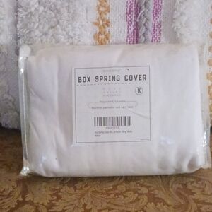 Box Spring Cover - White
